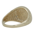 Large Personalized Round Signet Ring