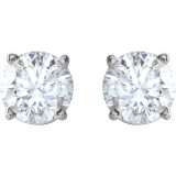 Natural Diamond Stud Earrings (I1, G-H Color)