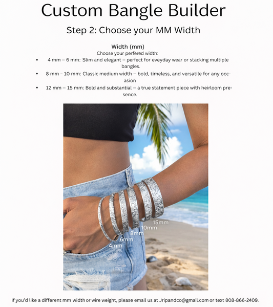 Sterling Silver Bangle Builder