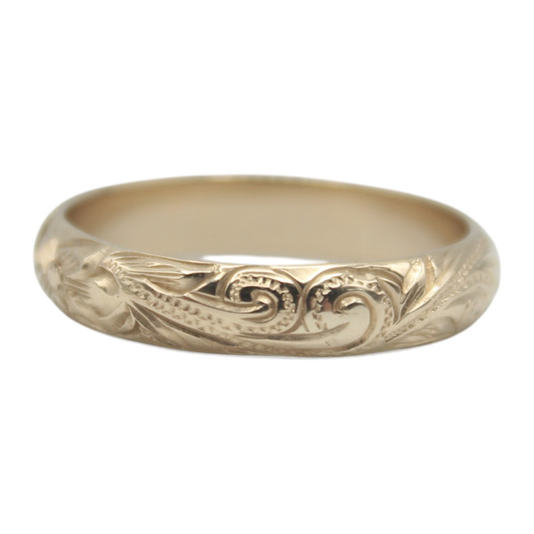 4mm Fancy Scroll Ring