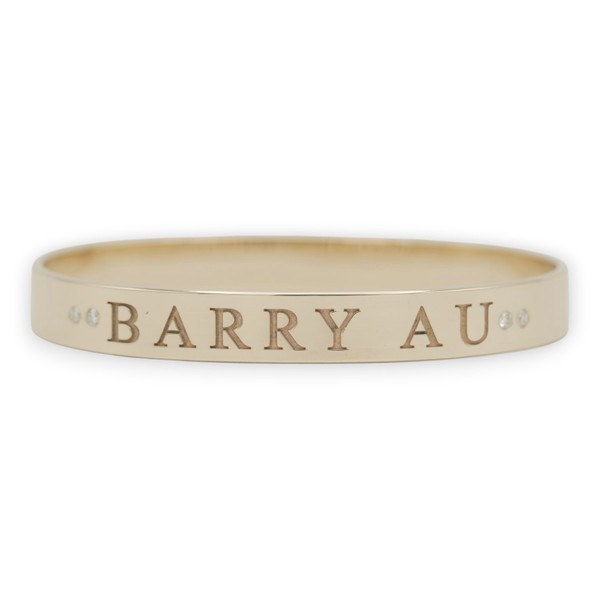 Accented Name Bangles