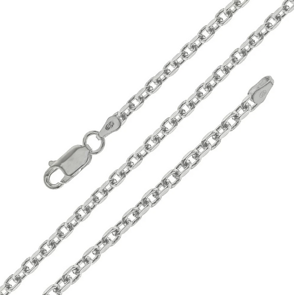 2.75mm Diamond Cut Anchor Chain