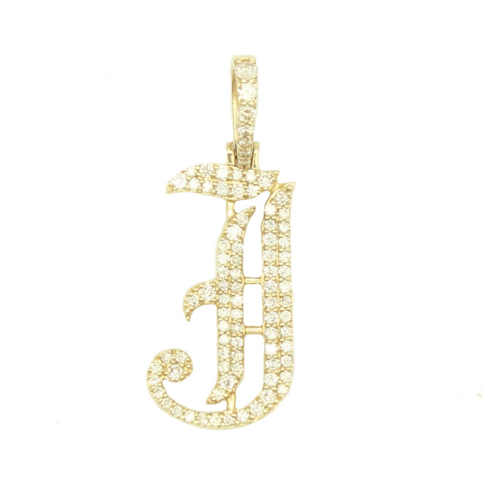 Diamond Old English Initial Pendants (Lab Grown)