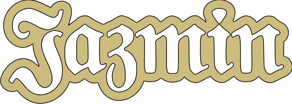 jxbabe Enamel Name Pendant