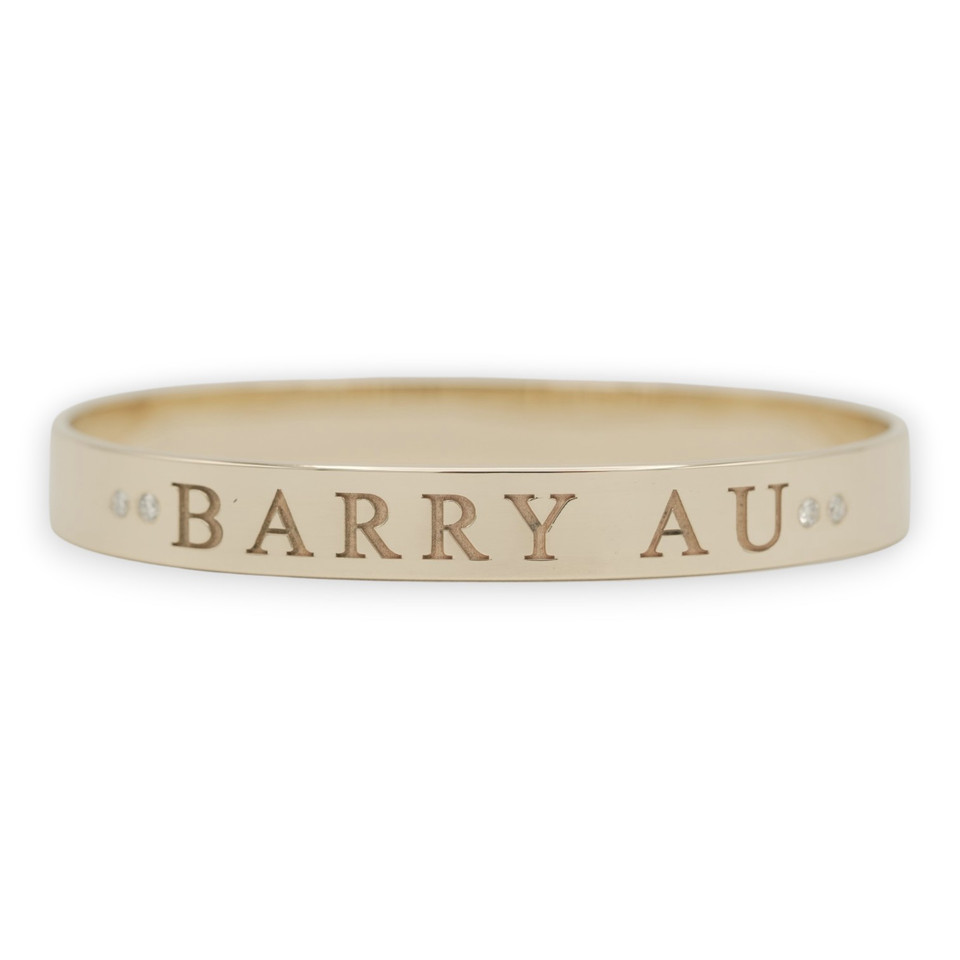 Accented Name Bangles