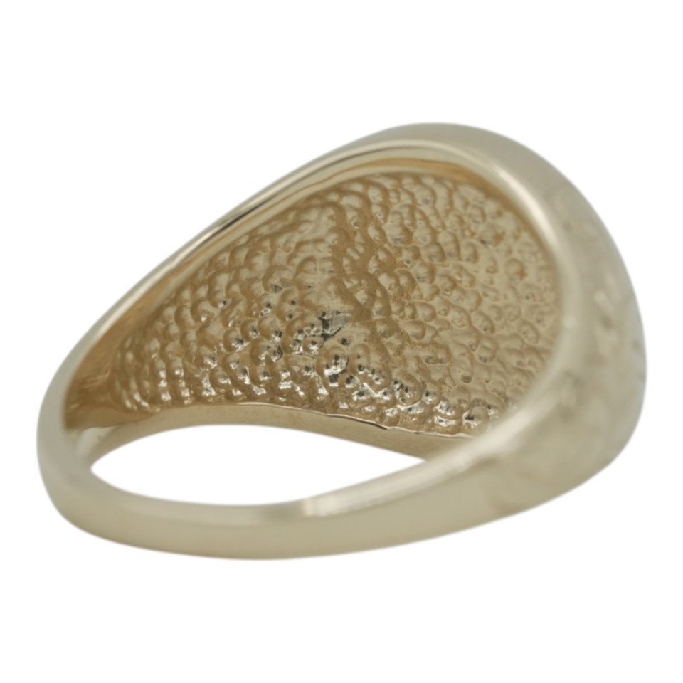 Large Personalized Round Signet Ring