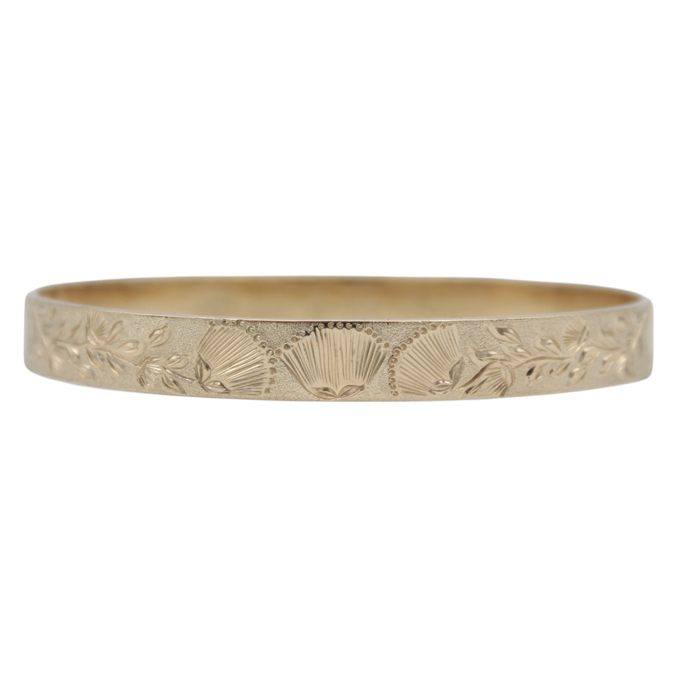 Ohia Lehua Enamel Name Bangle