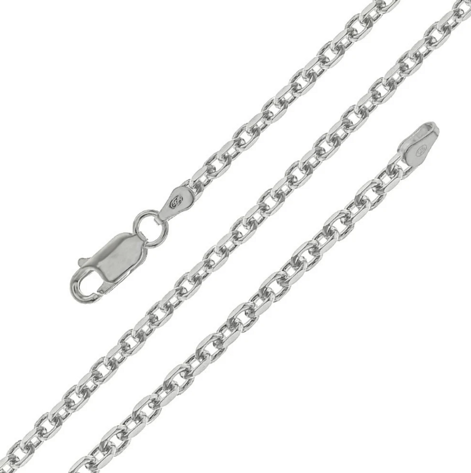 2.75mm Diamond Cut Anchor Chain