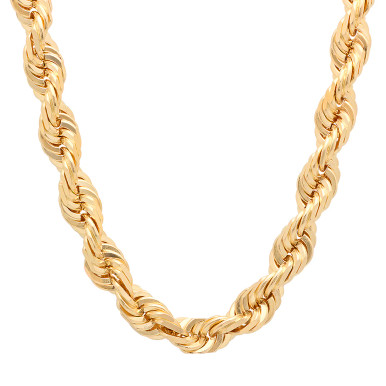12mm Diamond Cut Rope Chain