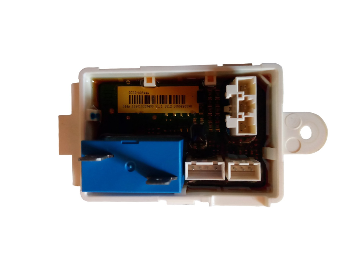 Samsung DC92-00544A washer control board bracket assembly front view