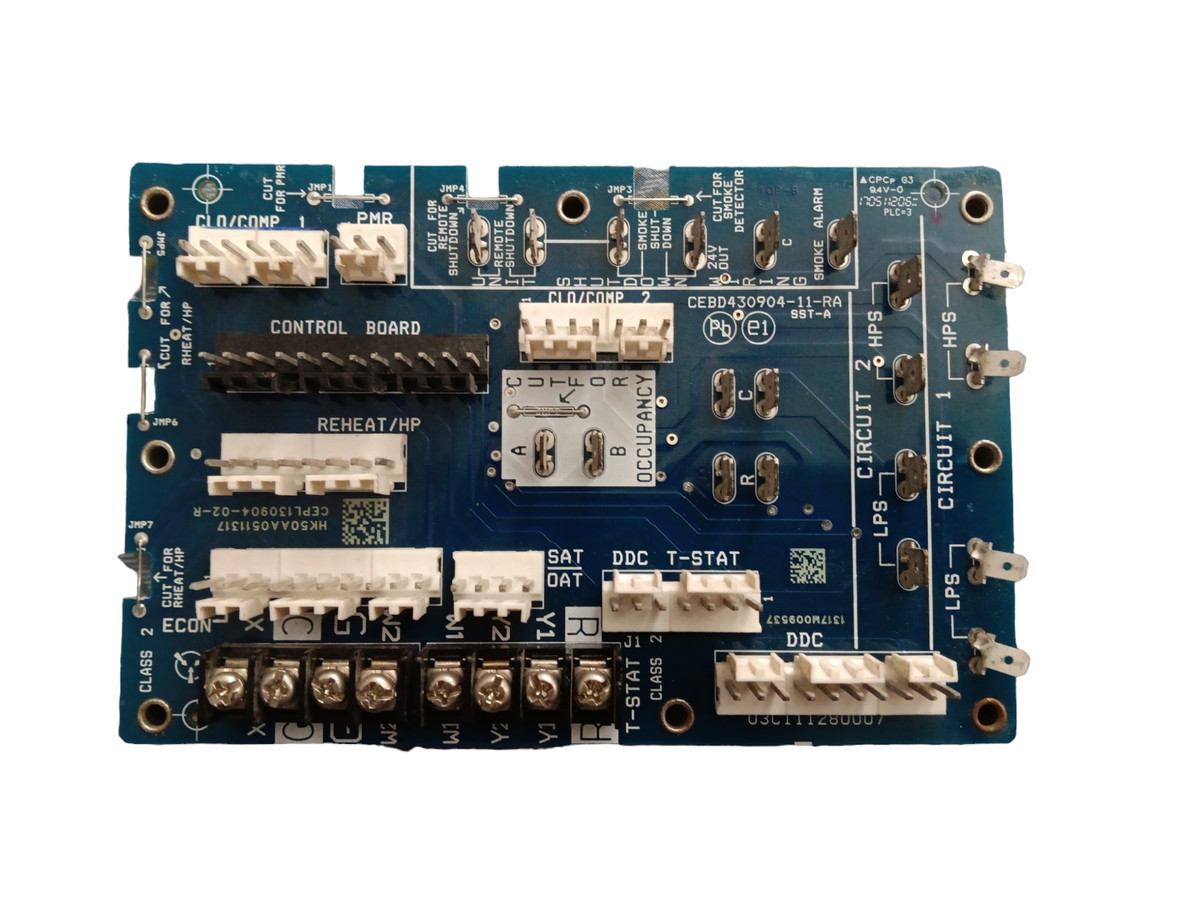 Carrier Bryant Furnace Terminal Control Circuit Board Hk50AA051 Part number CEPL130904-02-R