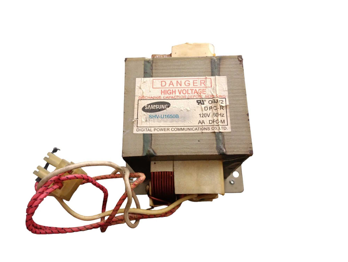 GE Microwave Part Number WB20X10043 GE Microwave High Voltage Transformer JNM6171DF1BB