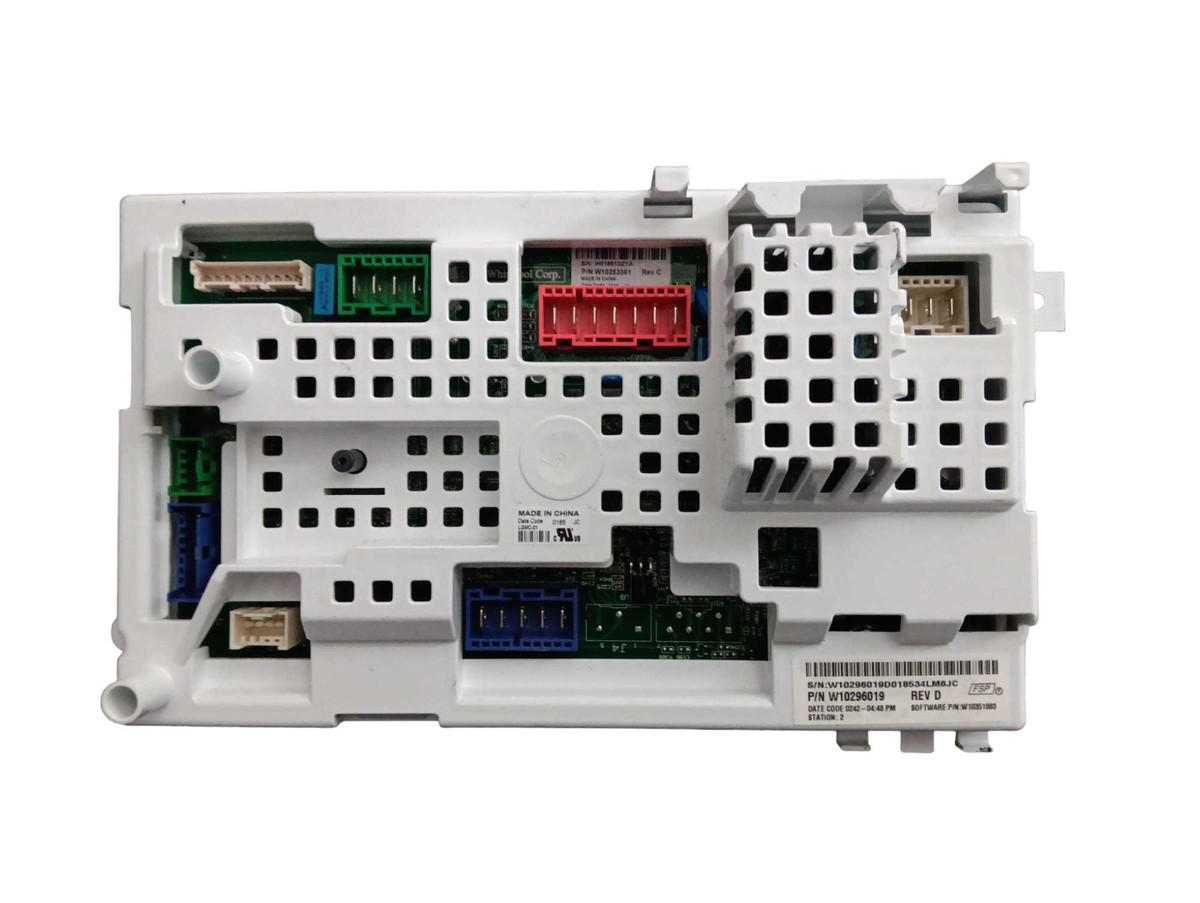 Whirlpool Washer Main Control Board With Part Number W10393444