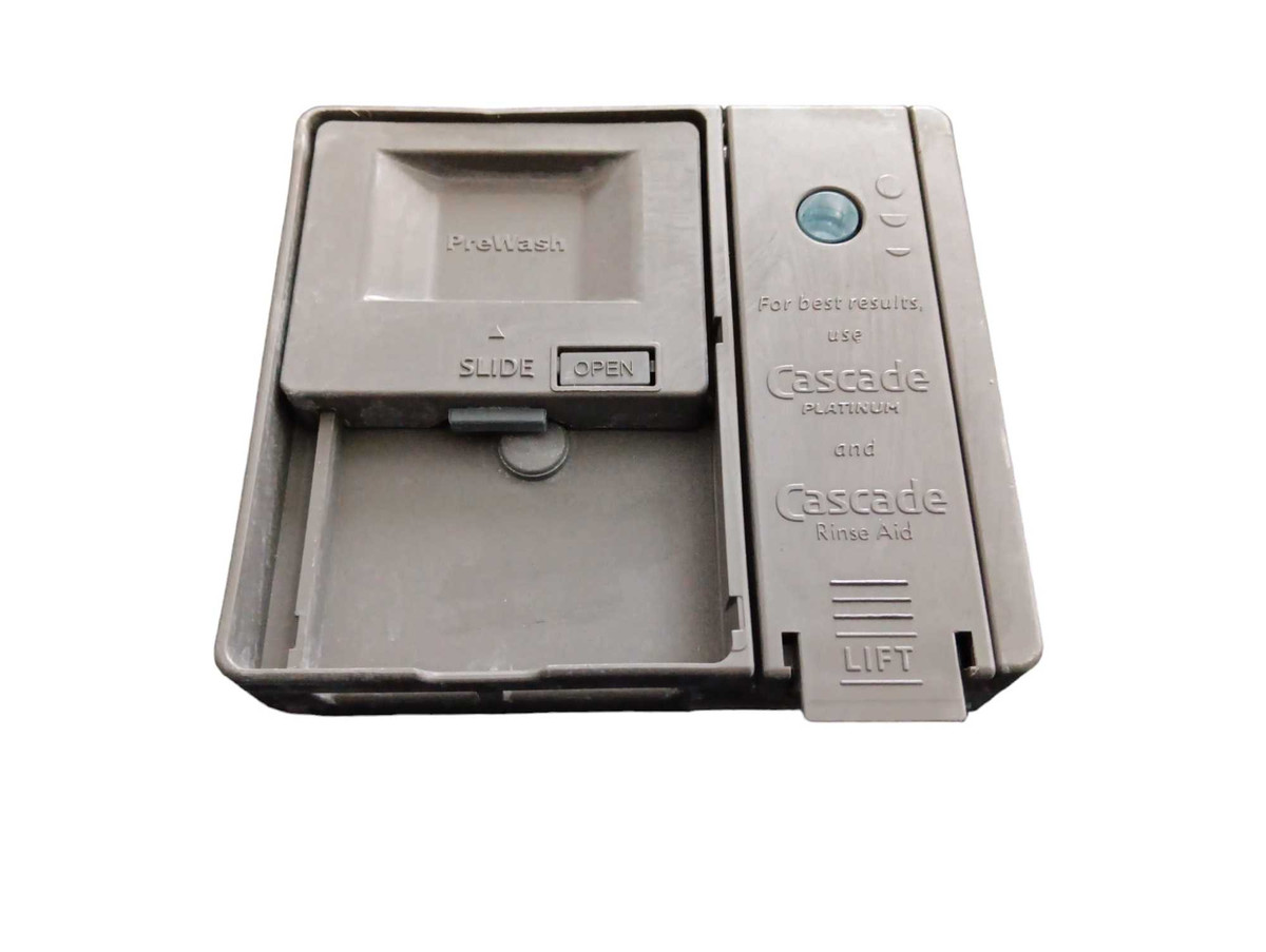 W10861000 GE Dishwasher Detergent & Rinse Aid Dispenser