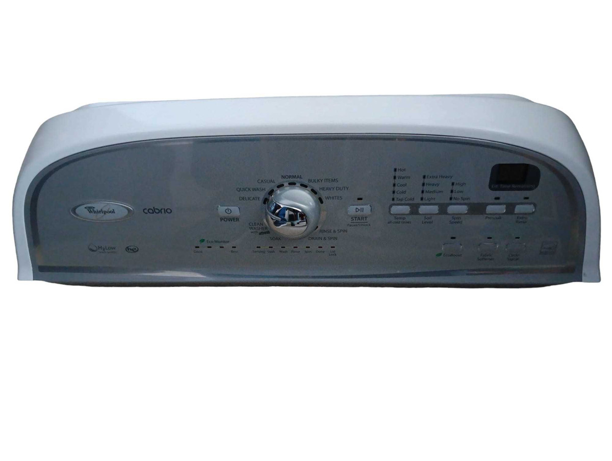 W10393393 Whirlpool Main Control Panel WTW5600XW0