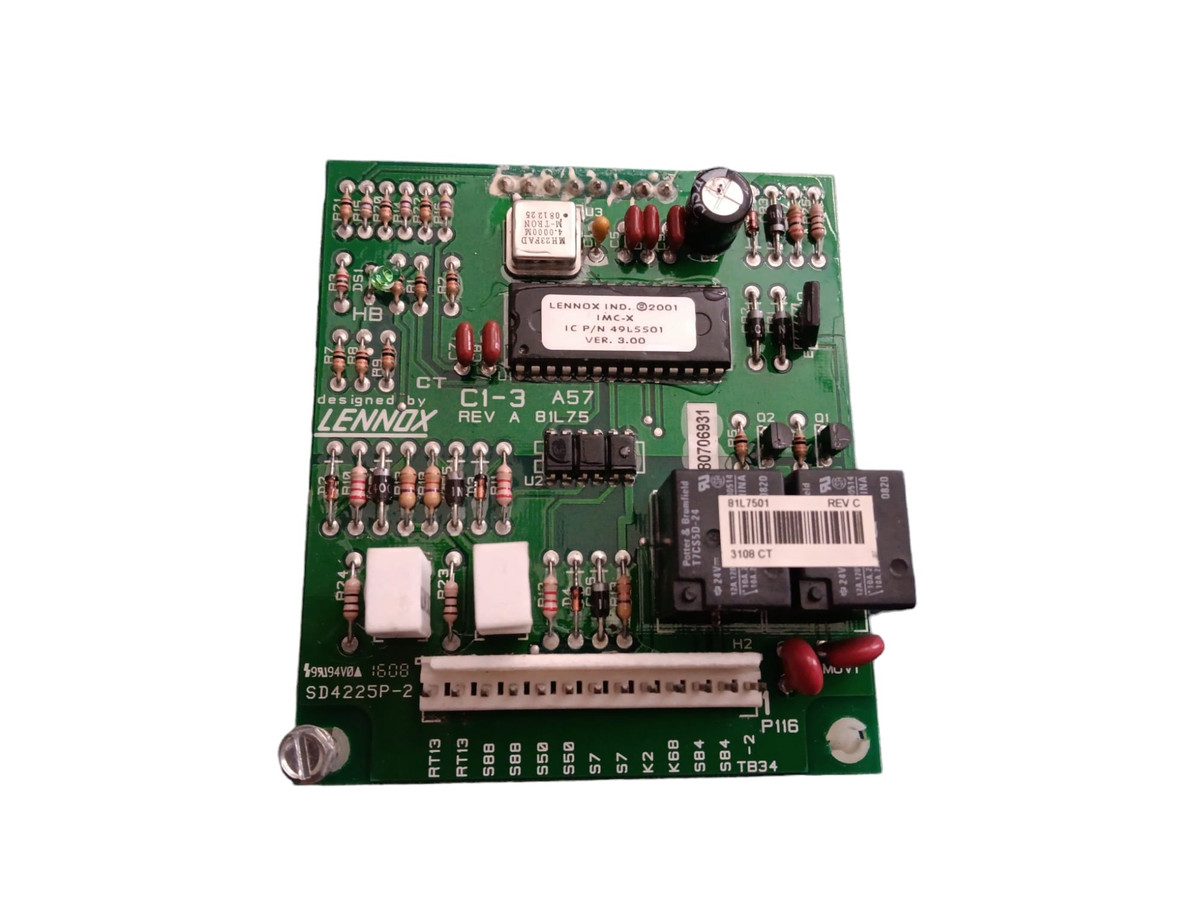 49L5501 C1-3 81L75 Lennox Main Control Board