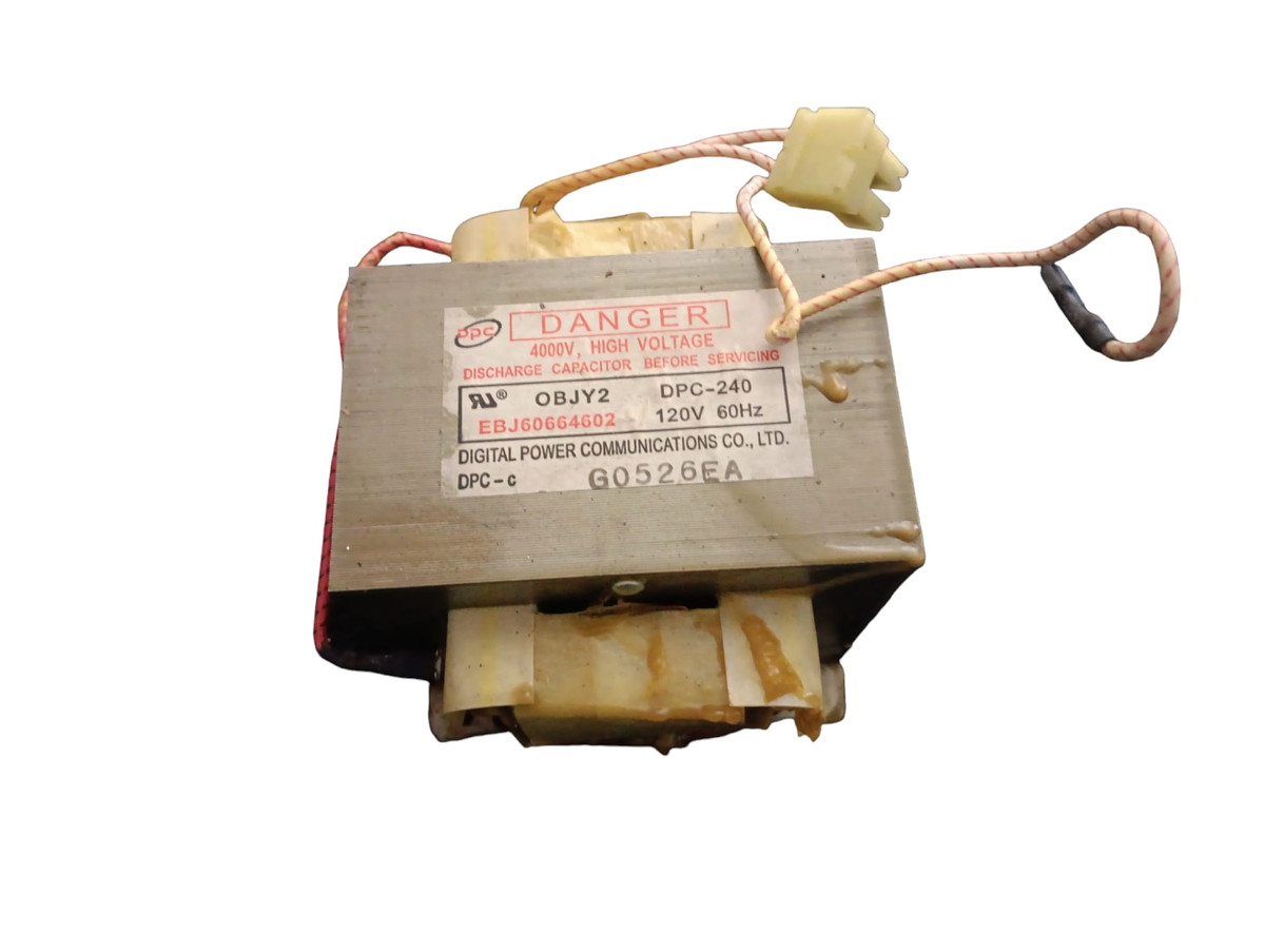 EBJ60664602 LG Microwave High Voltage Transformer