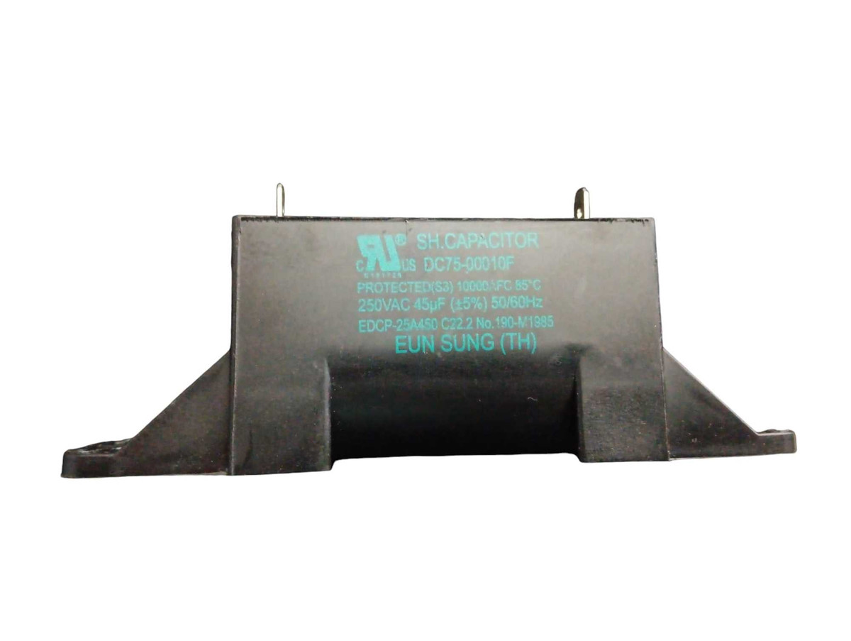 Samsung Washer Motor Run Capacitor with part number DC75-00010F