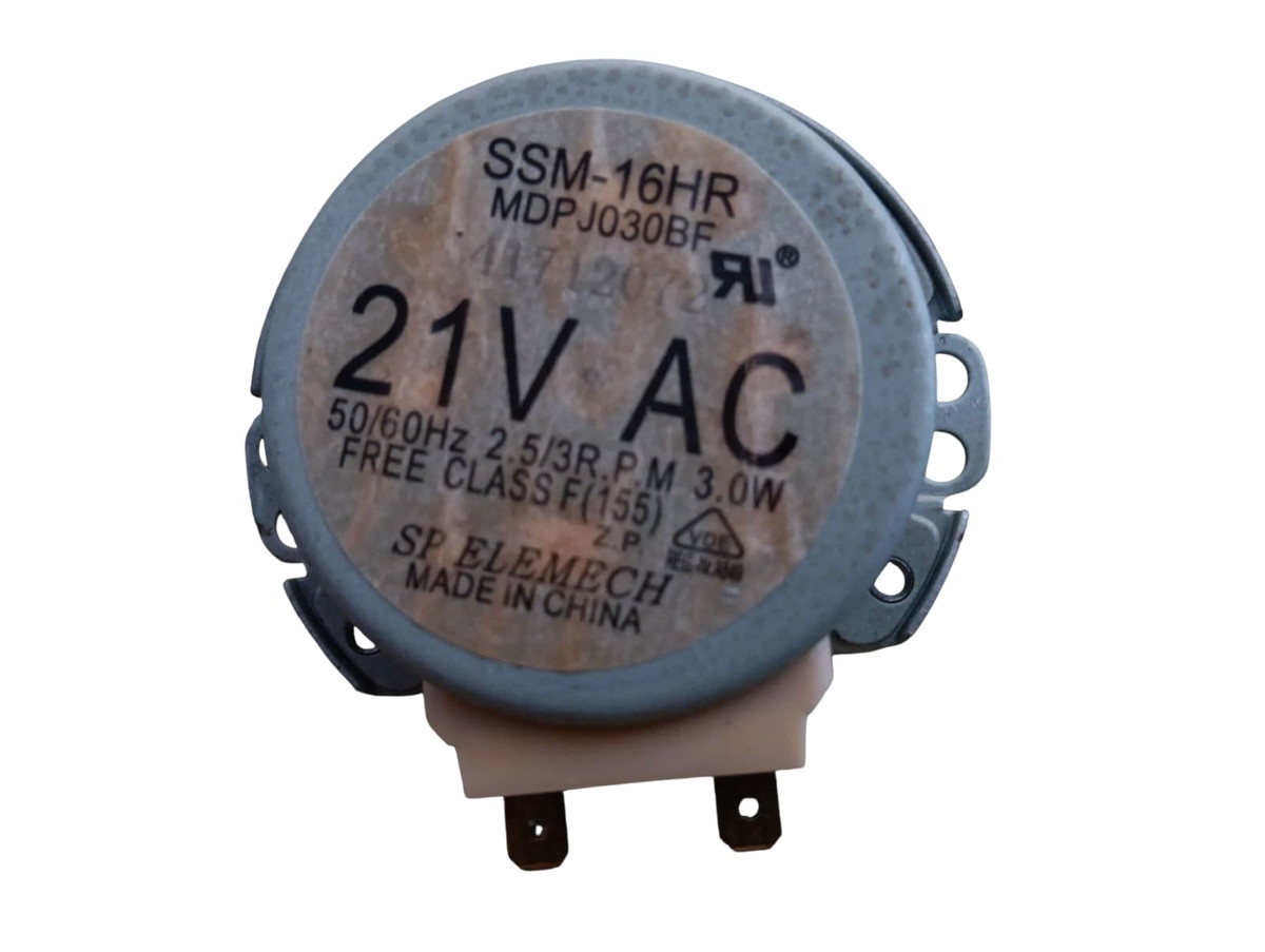 Samsung DE31-10172D microwave turntable motor, genuine refurbished replacement part by The Main Boards.