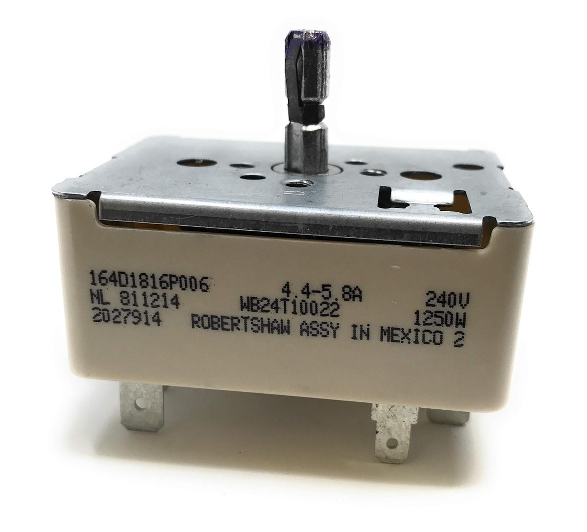 WB24T10022 OEM surface burner infinite switch 240V 1250W for electric range