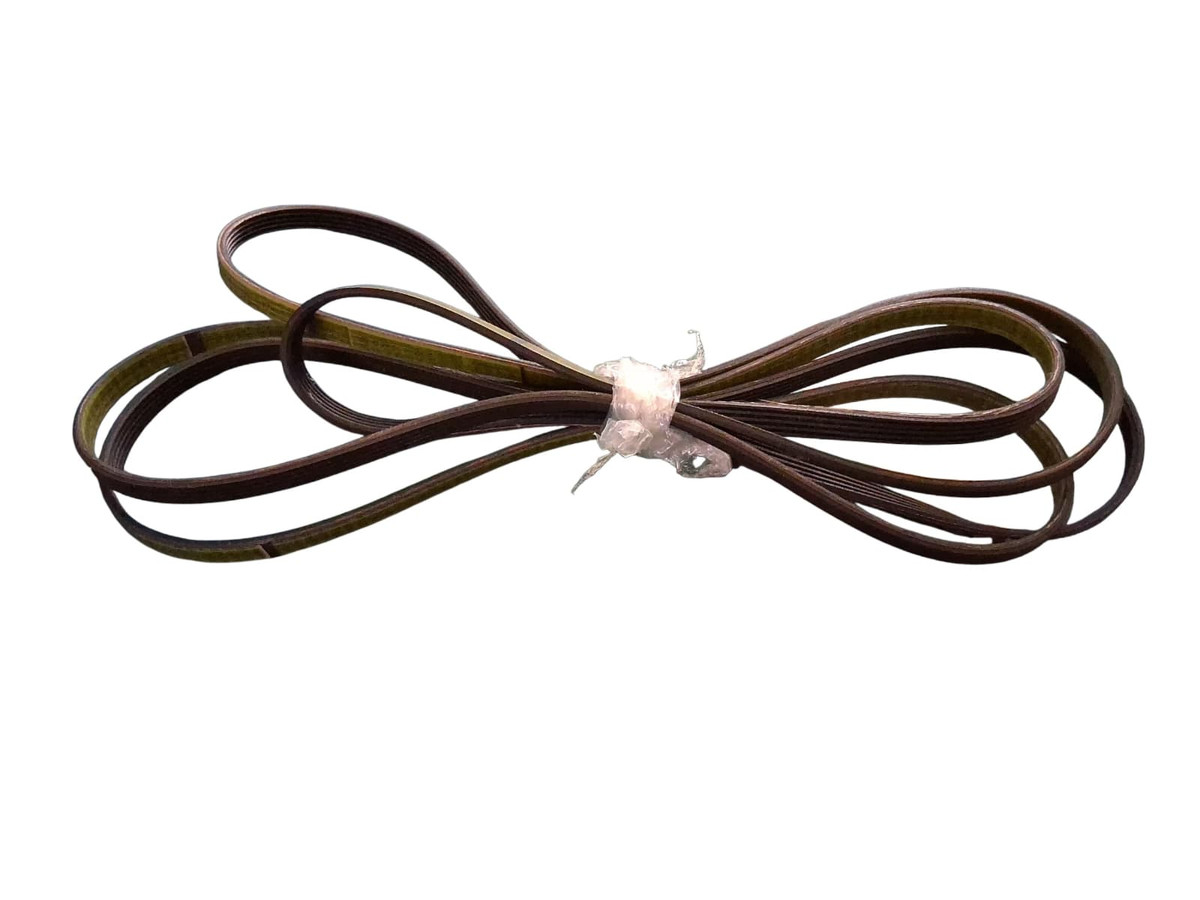 GE WE03X33648 genuine OEM dryer drive belt replacement part for GE dryer drum rotation repair

Close view of GE WE03X33648 dryer belt for fixing broken or slipping dryer drum belts