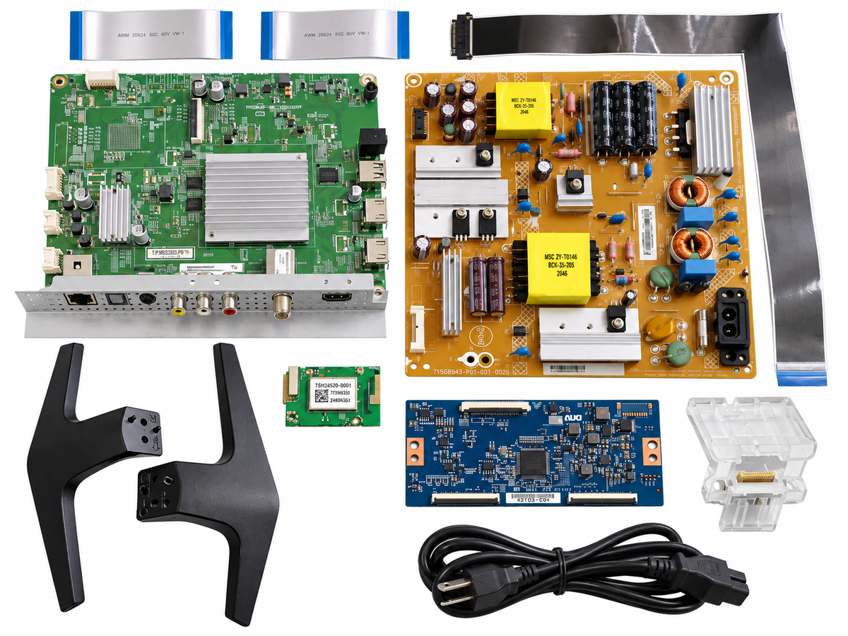 Insignia NS-43DR620NA18 genuine OEM TV repair parts kit