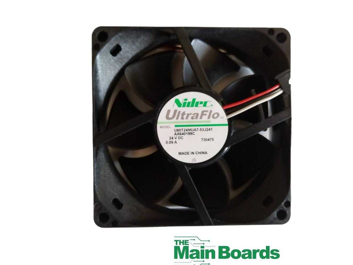 Nidec U80T24MUA7-53J241 Nidec Server - Square sq80x80x25mm, 3-wire 24V 0.09A 