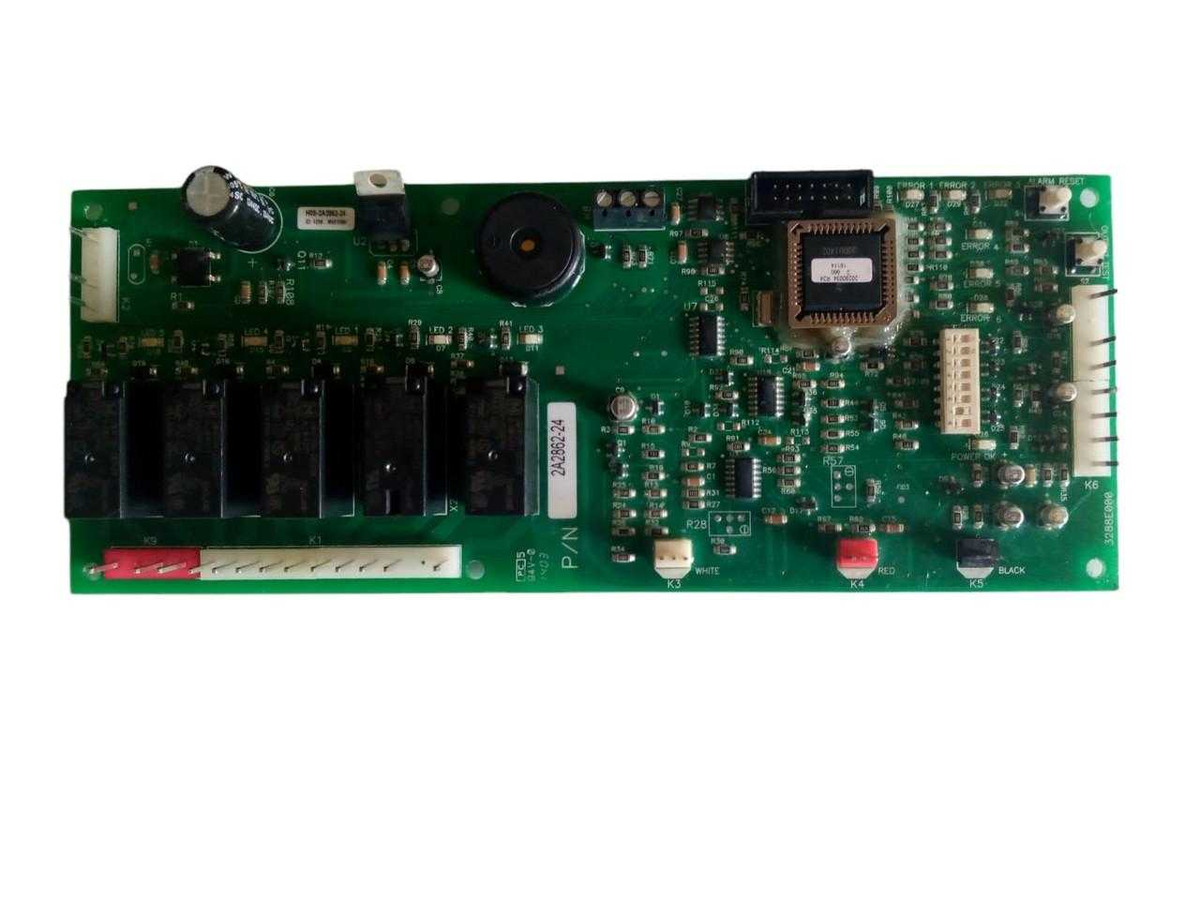Hoshizaki 2A2862-24 main control board for commercial ice machine with electronic components and connectors, OEM replacement part for reliable ice production repair