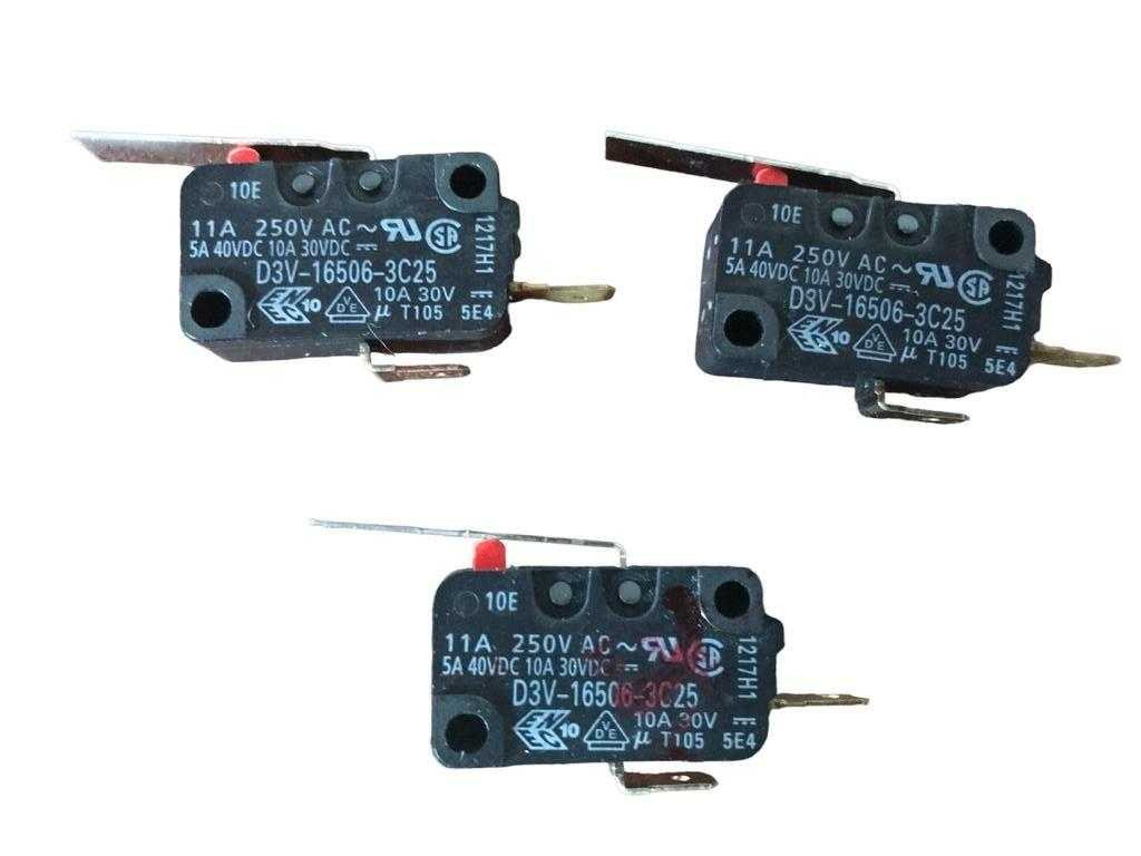 The Main Boards D3V-16506-3C25  Door Switch Pack of 3