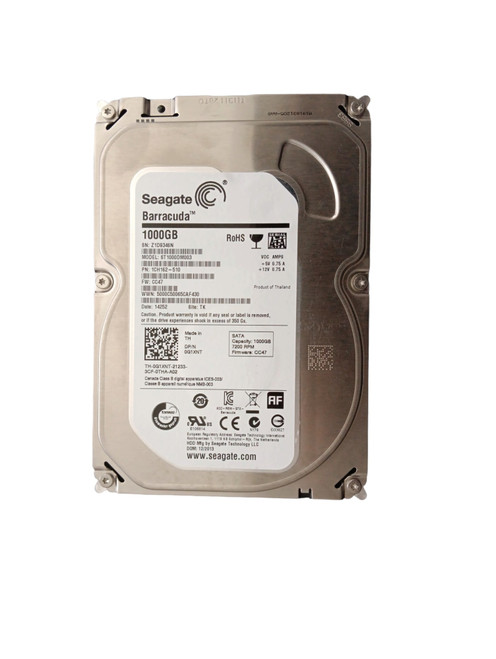 Hard Drive 1000GB made by Segate Barracuda