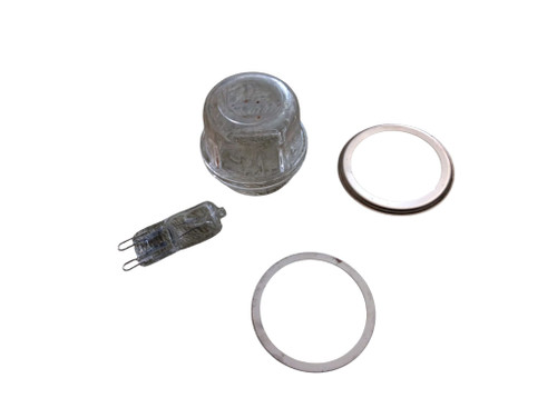 EAQ62881201 LG Range Glass Cover and Halogen Light