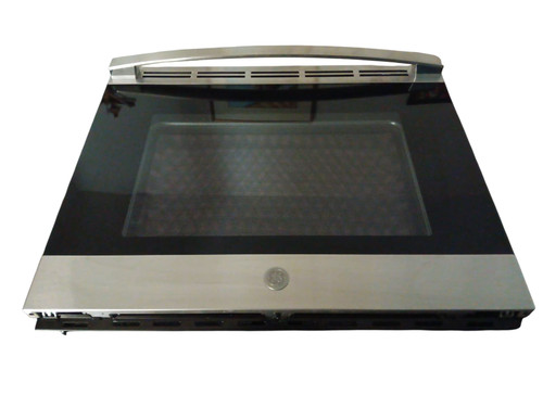 “GE WB56X43422 Range Outer Door – Genuine replacement oven front glass panel for GE electric and gas ranges, durable stainless finish, easy to install.”