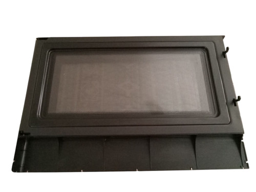 GE Microwave Door Assembly JVM3162RJ3SS with part number WB56X44648