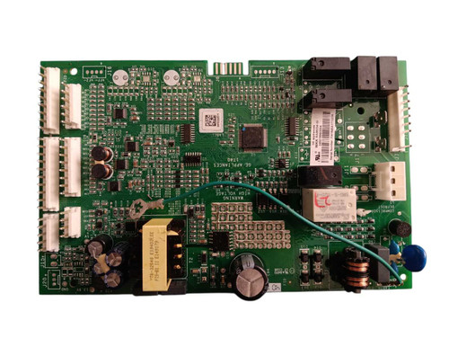 GE Refrigerator Main Control Board 245D1899G004 refurbished electronic control module with connectors and circuit components mounted on original board housing