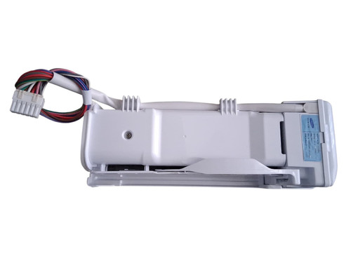 Samsung DA97-07365G refurbished refrigerator ice maker assembly replacement part for select Samsung refrigerator models.