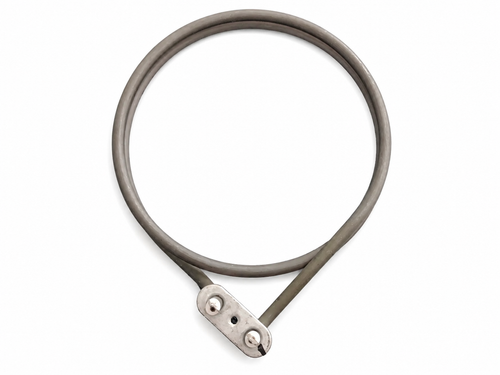 Refurbished genuine OEM LG 5300W1S006J microwave sheath heater on a white background.