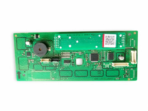 Samsung DC92-02394P washer main display control board PBA module with electronic circuitry, connectors, and factory Samsung components.