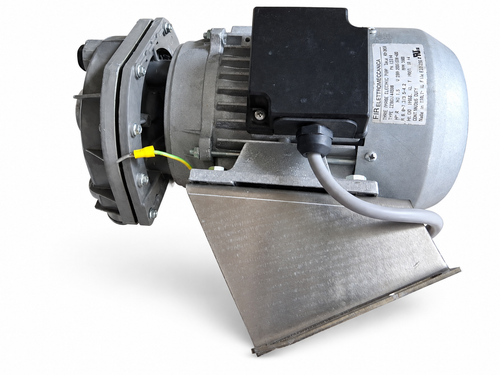 Champion 115144 dishwasher pump motor assembly with 1 HP pump and 2 HP motor.