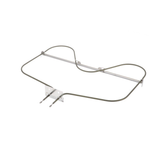 Whirlpool W11182108 range oven bake element with heating coil and mounting brackets.