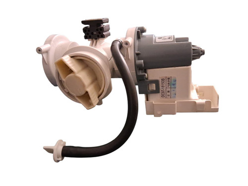 Samsung DC97-18150B washer drain pump OEM replacement for front load washing machine repair.