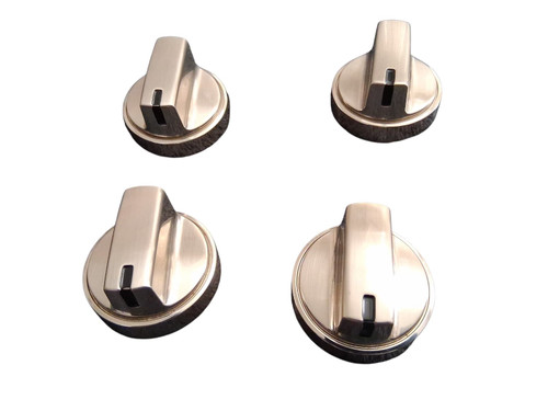 WB03X29315 range burner control knob black replacement part front view