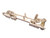 GE WB06X10676 Microwave Latch Body OEM replacement part shown on white background. Durable plastic latch body assembly designed to secure microwave door switches and proper door closing operation for select GE and Hotpoint microwave models.