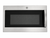 GE WB56X30286 stainless steel microwave door assembly with handle and flat GE logo