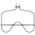 Whirlpool W11182108 replacement bake heating element showing electrical terminals and coil shape.