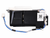 Samsung DA97-08680E refrigerator ice dispenser chute assembly with rubber flap and wiring harness.