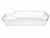 Samsung DA63-08283A refrigerator freezer door bin with clear plastic construction.