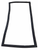 Samsung DA97-13015K refrigerator door gasket assembly showing sealing grooves and flexible edges.