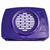 LG MCK68473110 range heater cover with circular ventilation grille and purple enamel finish.
