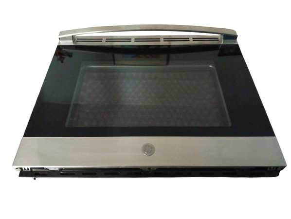 “GE WB56X43422 Range Outer Door – Genuine replacement oven front glass panel for GE electric and gas ranges, durable stainless finish, easy to install.”