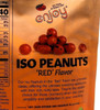 Enjoy Snacks Iso Peanuts 'Red' Flavor 7oz - Resealable Japanese Coated Snack for Gifting